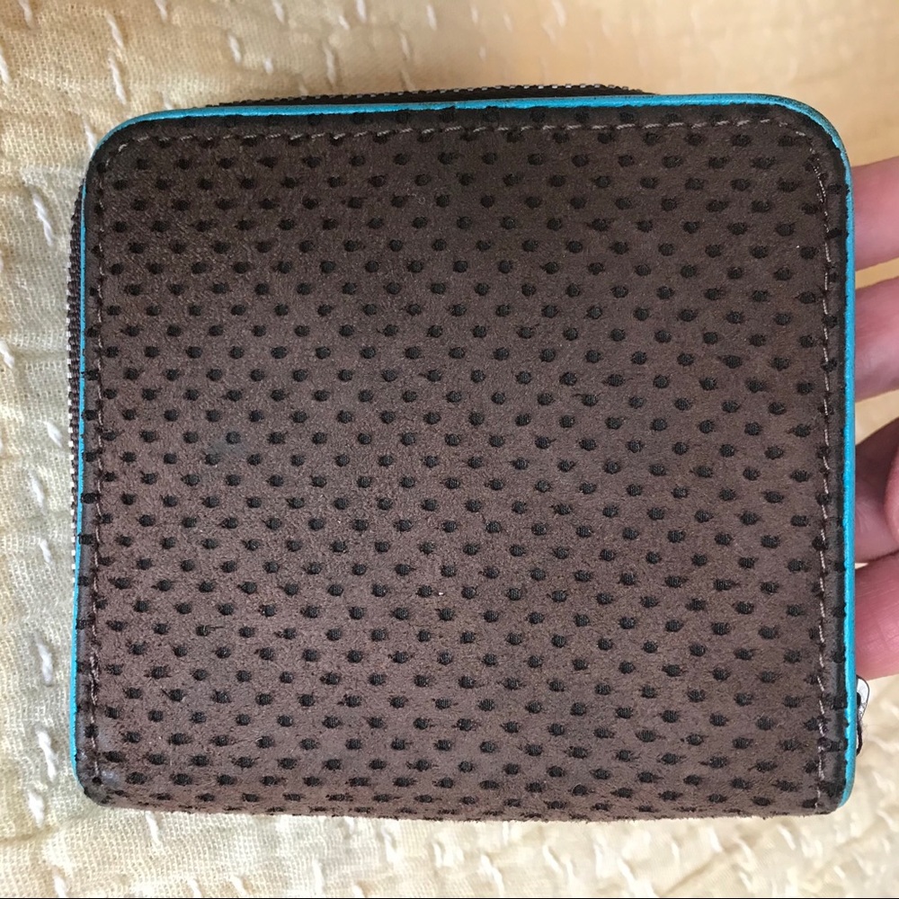 NWOT suede wallet